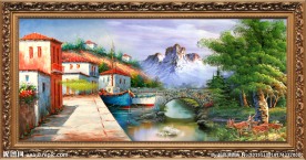 地中海油画