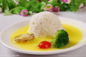 原汁鲜鲍捞饭