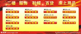 通道 喜庆背景 商铺图 位置图