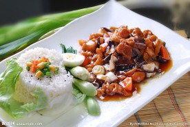 香菇滑鸡饭