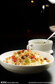 烤鸡焗饭