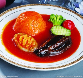 鲍鱼海参扣饭