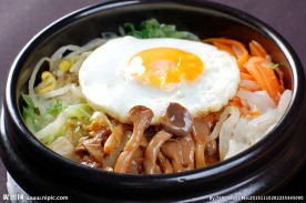 野山菌石锅拌饭