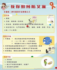 教你如何防艾滋
