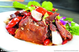 干煸野鹿肉