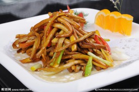 干煸茶树菇
