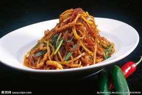 粉条炒肉份