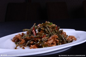皮豇豆炒肉丝