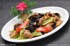 木耳炒肉片