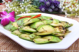 橄榄菜肉沫炒小瓜