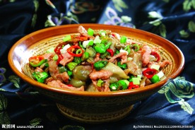 榨菜炒肉皮