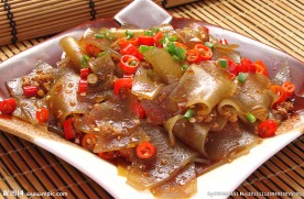 黑粉皮炒肉沫