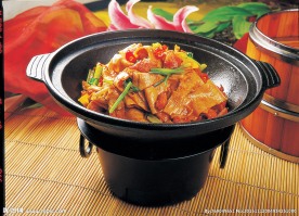 爽肉炒井冈山豆皮