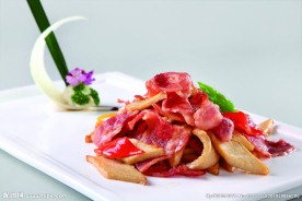 杏鲍菇炒培根肉