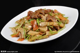 杏鲍菇炒鸵鸟肉