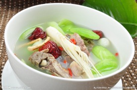 养生菜胆煮咸骨