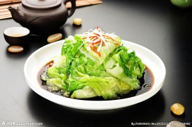 白灼西生菜
