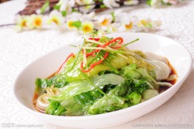 白灼西生菜