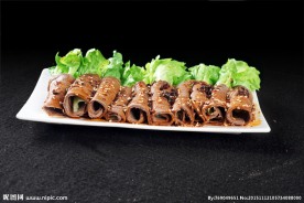 生菜牛肉卷