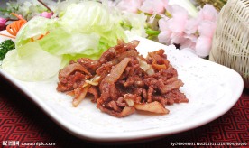生菜烤肉卷