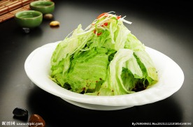 白灼西生菜