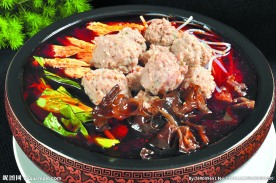 牛肉丸子烩三鲜