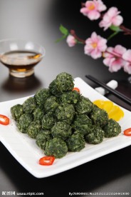清炸茴香丸子