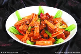 腐竹红烧肉