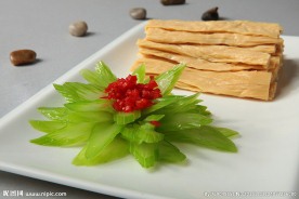 清香鲜支竹芹菜腐竹好