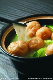 粉丝面筋煲