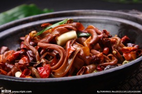 干锅鸭肠