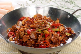 干锅鸡杂