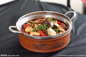 热干锅鸡杂