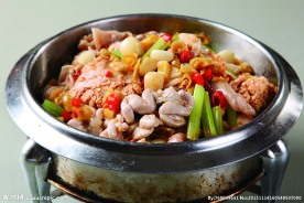 干锅鱼杂