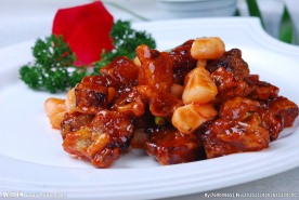 茄汁马蹄锅烧肉