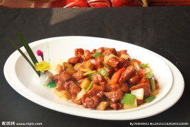 烧汁丁香肉