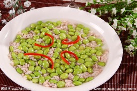 肉末毛豆