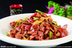 小炒鸡胗