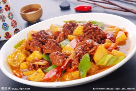 鸡胗炖土豆