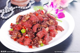 香爆鸡胗牛脷肉