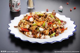 小毛葱爆鸡胗