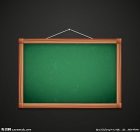 空白挂式黑板