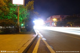 吉林市夜景车流