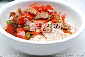 锅巴盖肉