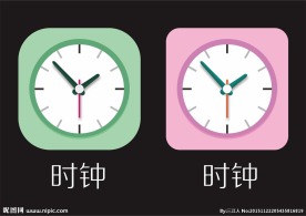时钟 矢量 可以编辑 无限放大