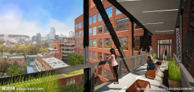 走廊休息区效果图