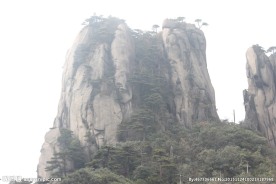 三清山全景 云海 云雾 山顶雾