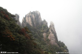 三清山全景 云海 云雾 山顶雾