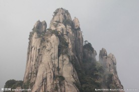 三清山全景 云海 云雾 山顶雾