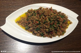 炒牛肉沫